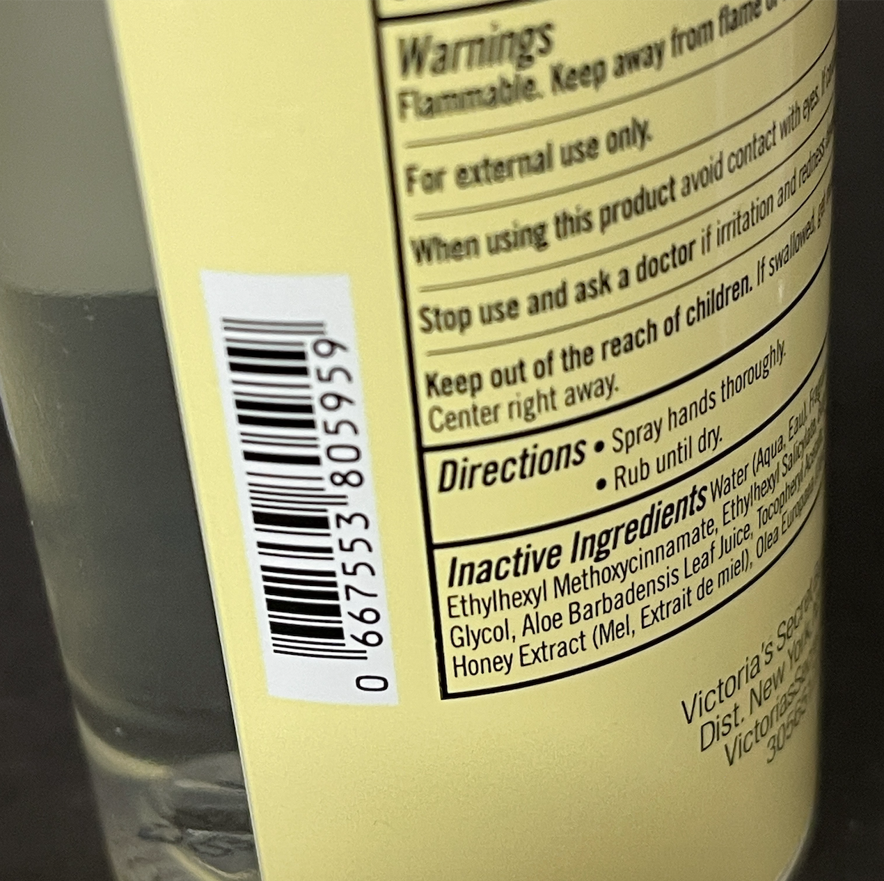 New VICTORIAS SECRET Hand Sanitizer Spray Coconut Jasmine Aloe Solar Blooms Lot - Fresh Stock Dated February 2026