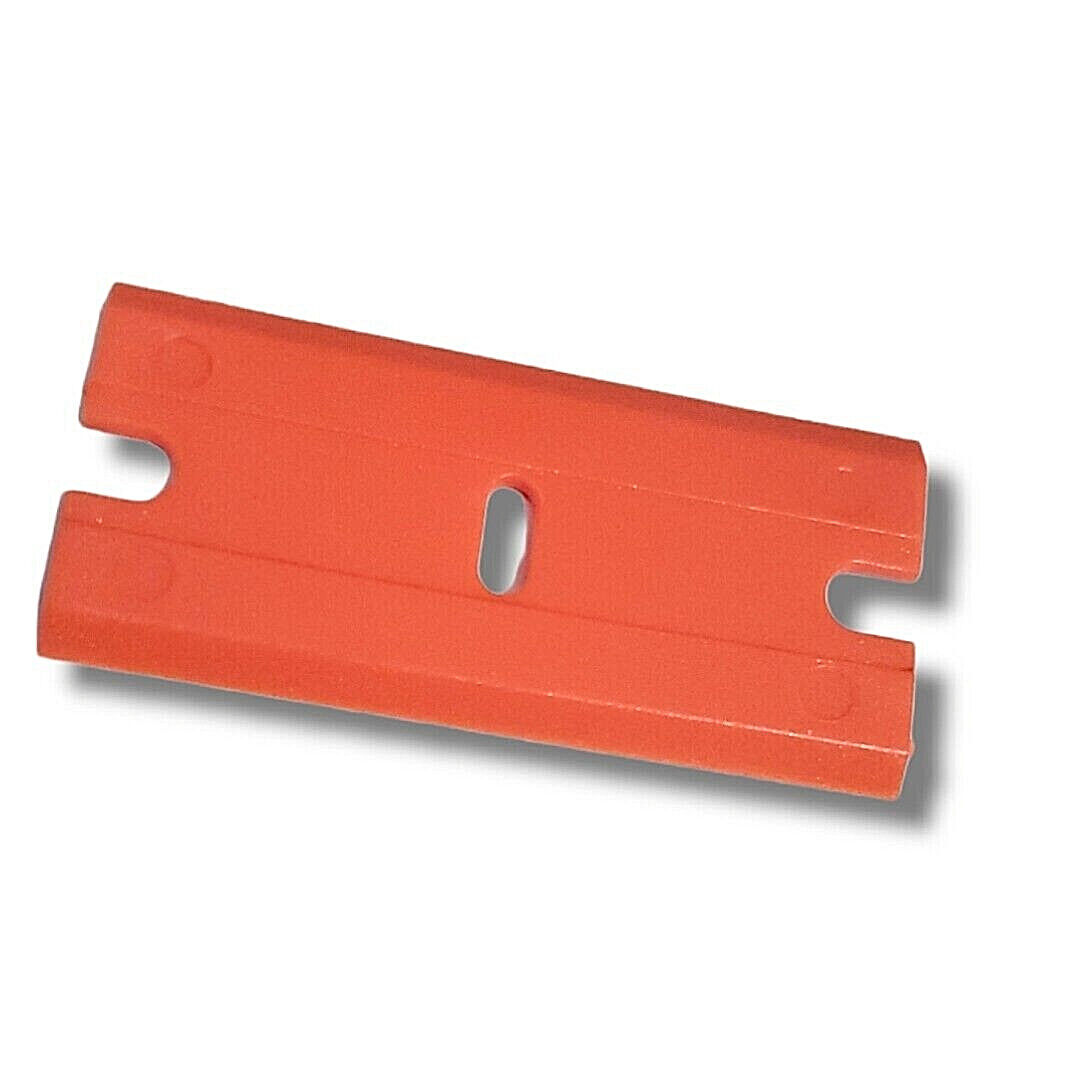 Nicpro 3 PCS Plastic Razor Blade Scraper Tool with 120 PCS Double Edged Razors - Fresh Stock Dated February 2026