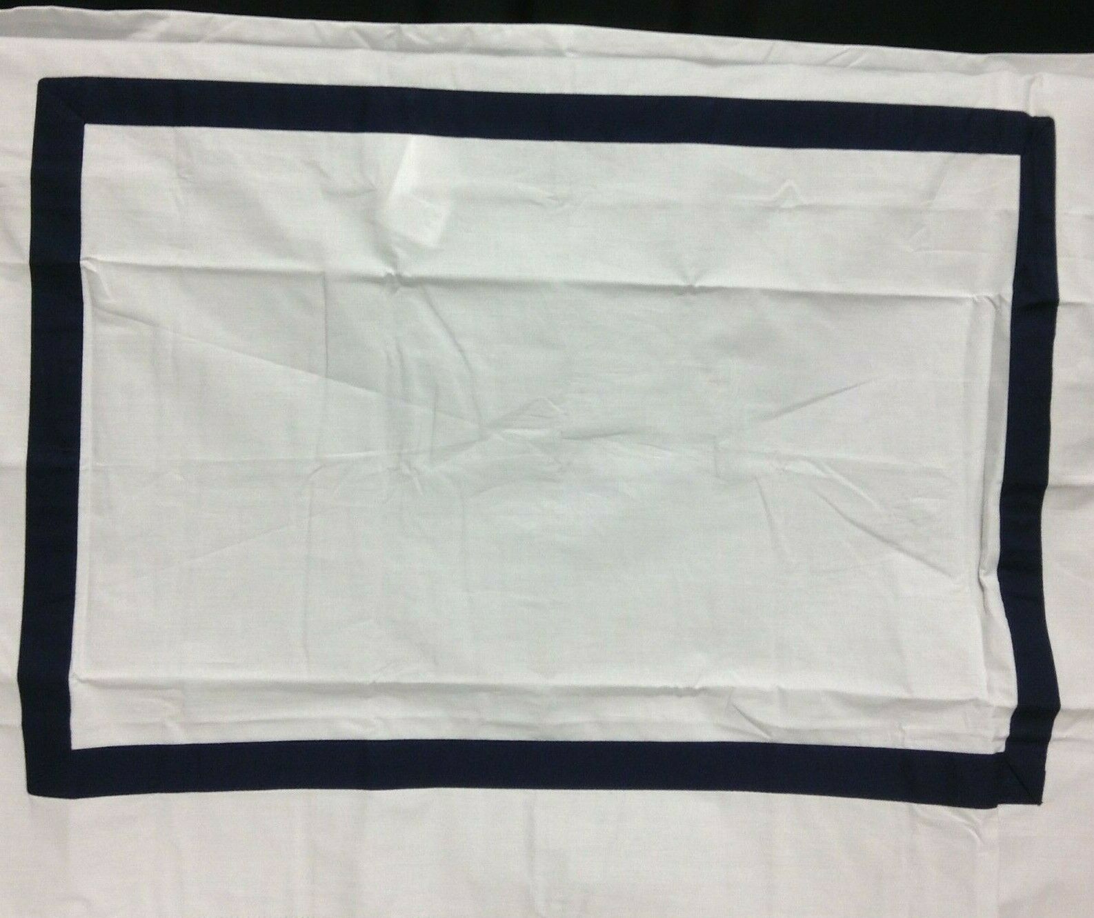 Pottery Barn Kids PBK Decorator Organic Cotton bed SHAM STANDARD Navy blue - Fresh Stock Dated December 2025