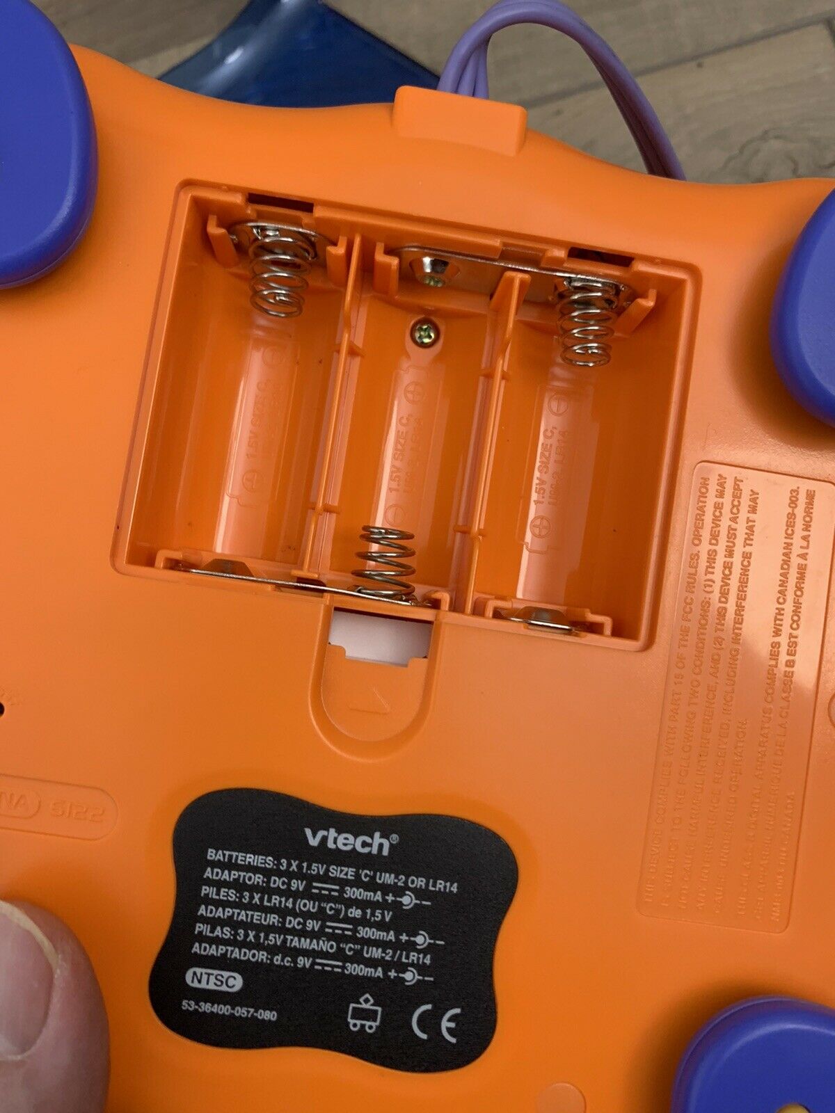 VTech V.Smile System Replacement Top Cover & Battery Cover For Model 6122 Only! - Fresh Stock Dated February 2026