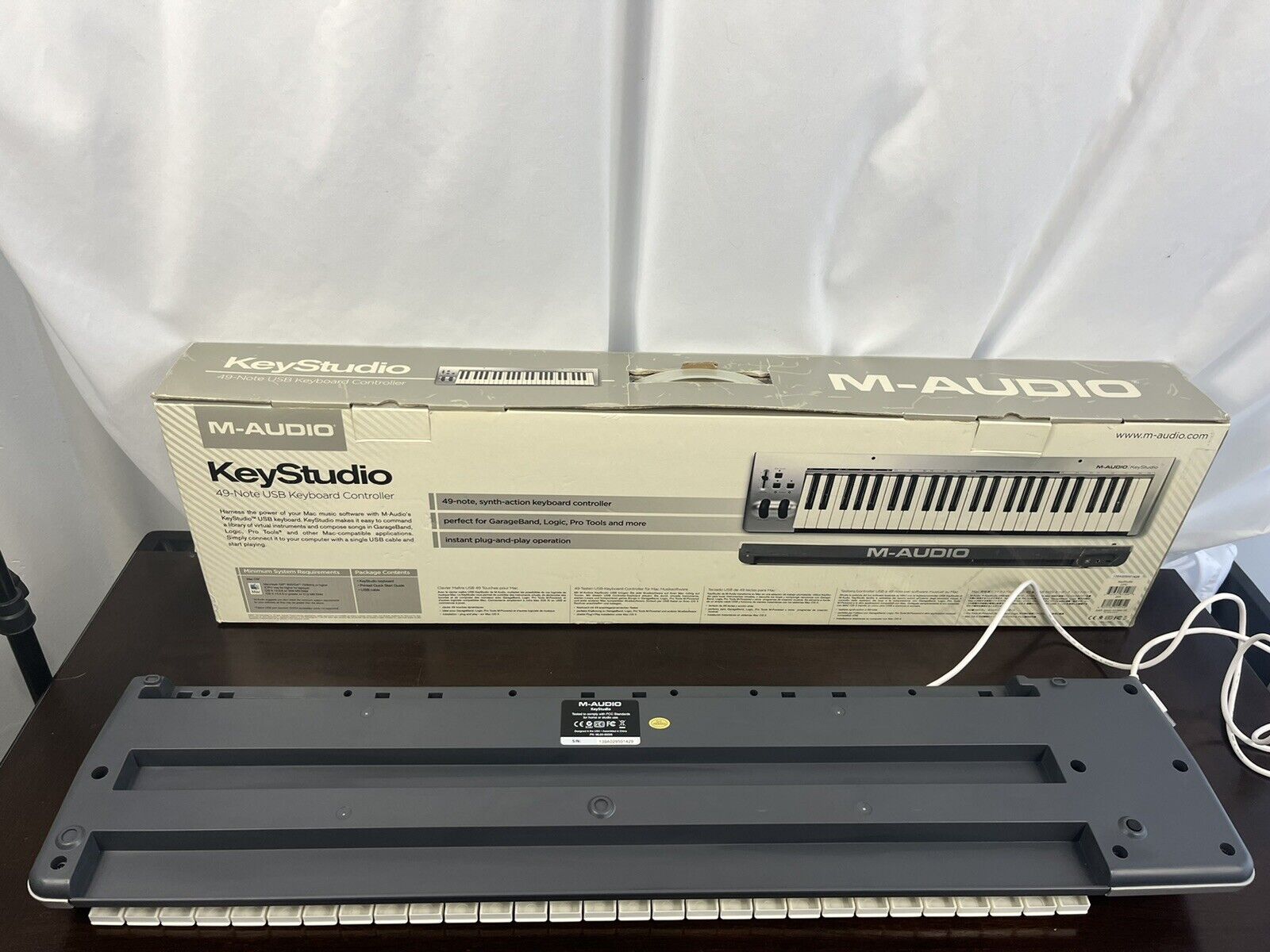 M-Audio KeyStudio 49 Key USB Midi Keyboard Complete In Box - Fresh Stock Dated February 2026