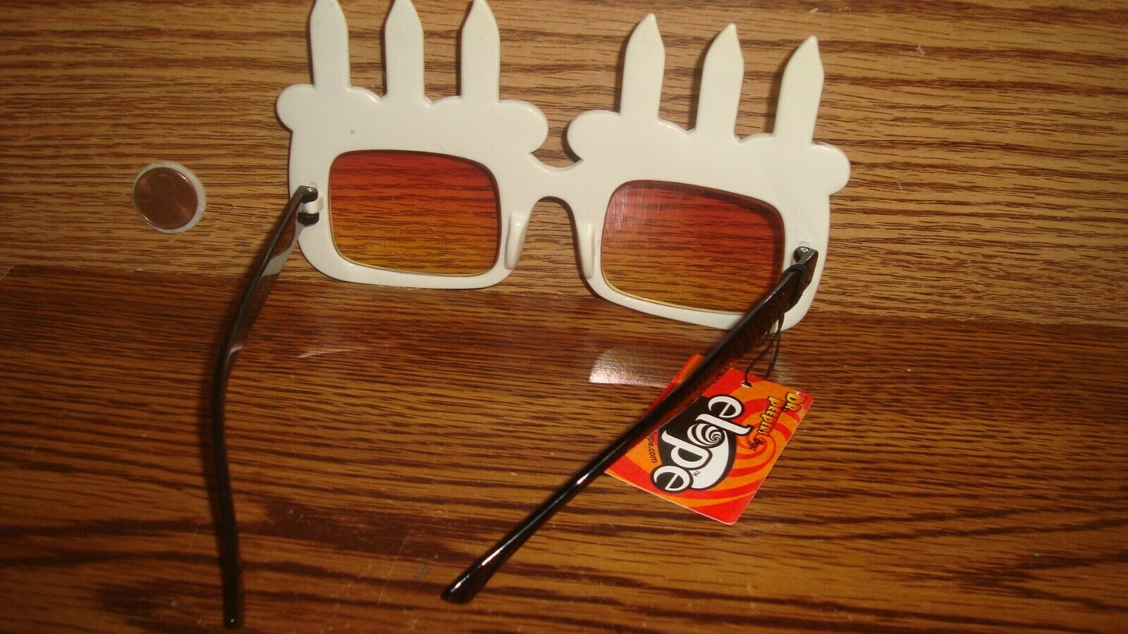 Dr. Peepers OVER THE HILL Birthday Candle SUNGLASSES Tinted UV Protection - Fresh Stock Dated February 2026