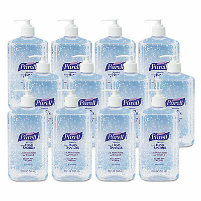 Purell Advanced Instant Hand Sanitizer Gel, 20 oz, 12 Pump Bottles (GOJ302312) - Fresh Stock Dated February 2026