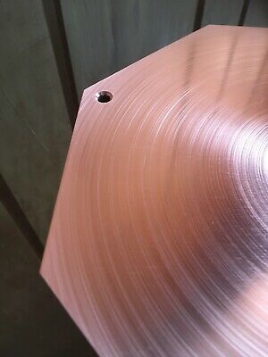 1/8” Thick Pure Copper Heat Diffuser 9” Dia. Stove Topper Defrost Plate Octagon - Fresh Stock Dated December 2025