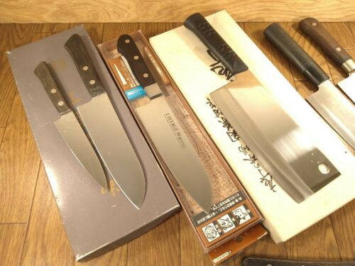 Damaged Lot of Japanese Chef's Kitchen Knives hocho set from Japan ME336 - Fresh Stock Dated December 2025