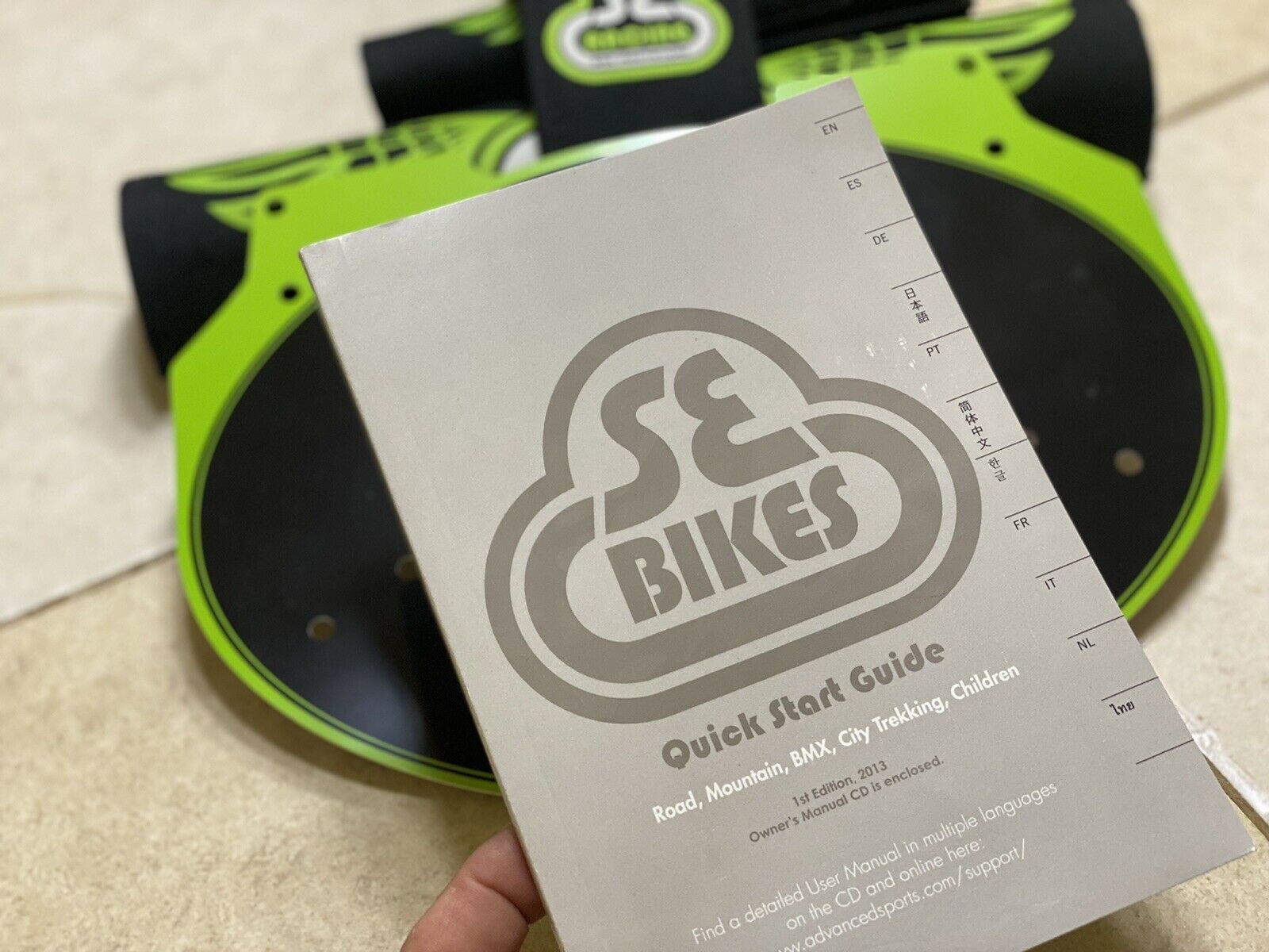 SE Racing Creature GENUINE RARE BMX New pad set, Number Plate 2016 Release - Fresh Stock Dated December 2025