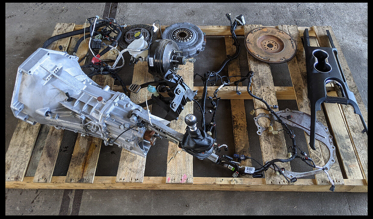 2015-2017 FORD MUSTANG GETRAG MT82 6 SPEED MANUAL TRANSMISSION SWAP KIT - Fresh Stock Dated February 2026