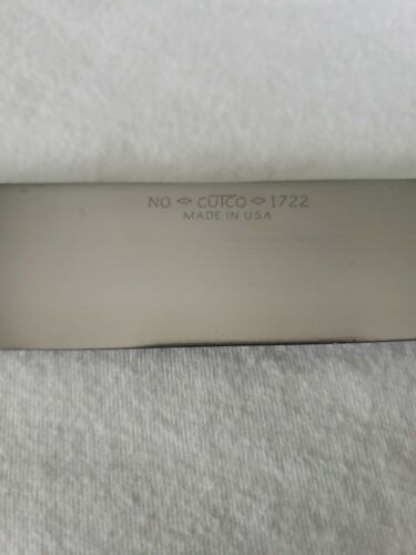 CUTCO 1722 Butcher Knife Thomas Lamb Brown Swirl Handle (Very Nice Cond.) - Fresh Stock Dated December 2025