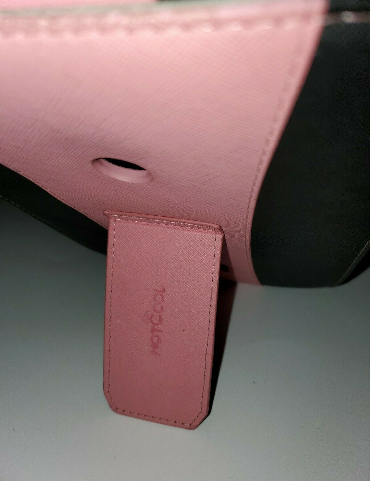 Leapfrog Leappad Cover Pink/Black Leather with Kickstand. - Fresh Stock Dated February 2026