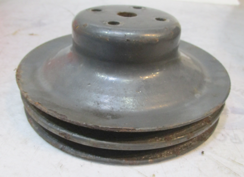 3927796AE OMC Chevy V8 Stern Drive 2 Groove 7 Inch Water Pump Pulley - Fresh Stock Dated February 2026