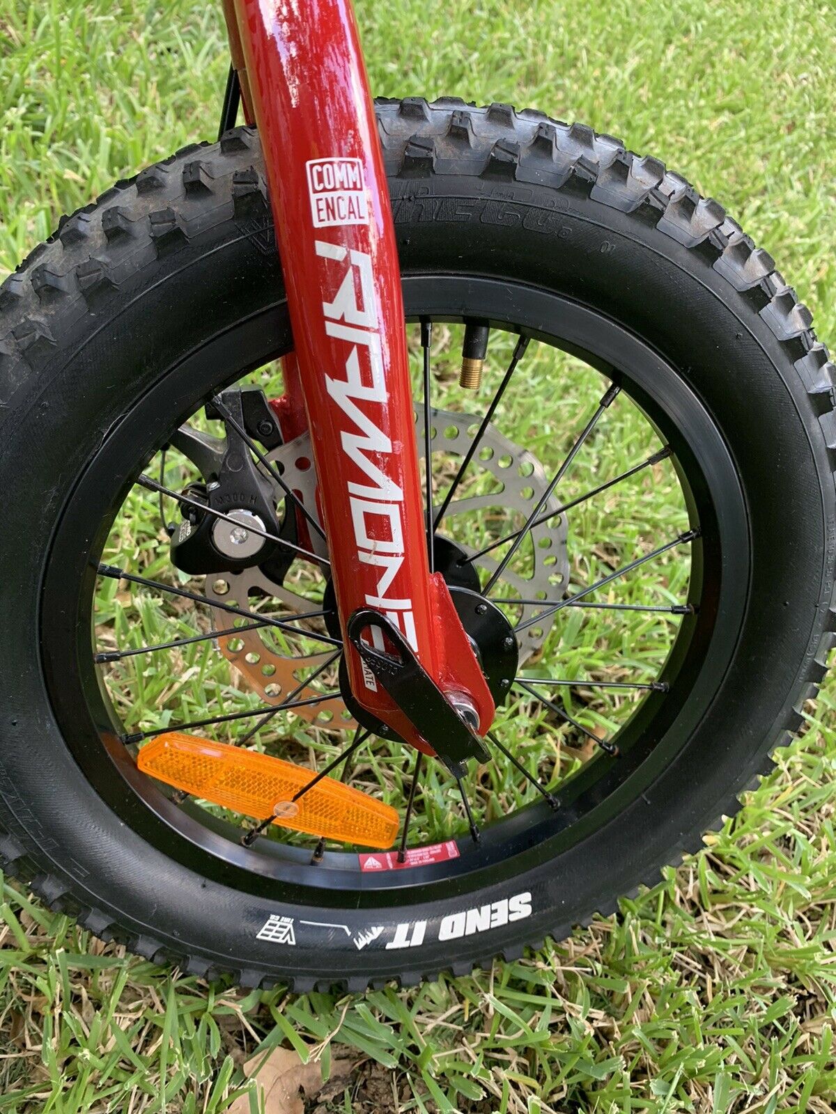 Preowned Kids 14” bike.   Commencal Ramones With Dual Mechanical Disc Brakes! - Fresh Stock Dated February 2026