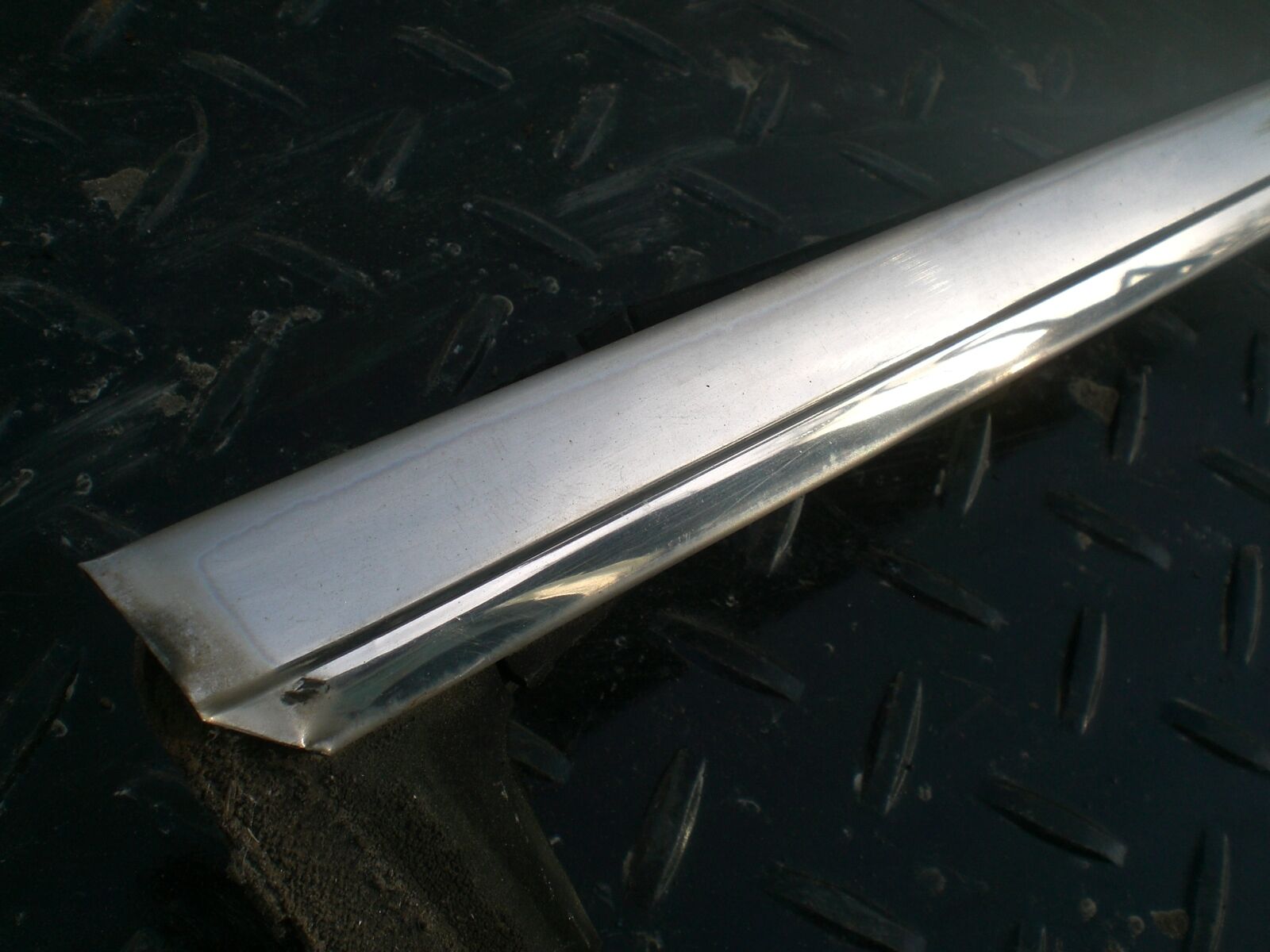 FORD FALCON STATION WAGON LEFT LONG REAR TOP WINDOW STANILESS TRIM MOULDING OEM - Fresh Stock Dated February 2026