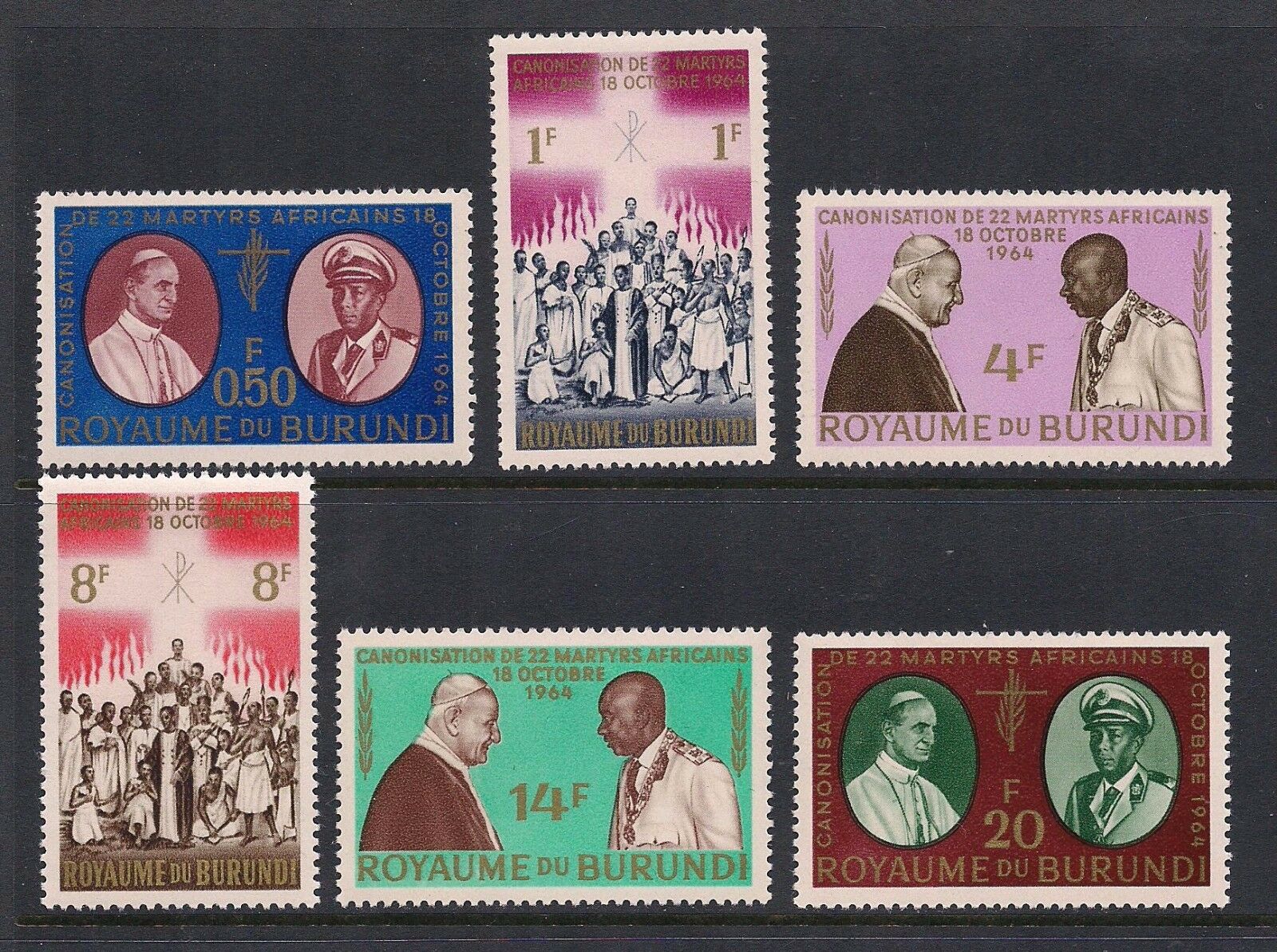 BURUNDI STAMP LOT SCOTT #40-41, 68-72, 88-94, 95-100, 101-110, 111-122 MNH SETS - Fresh Stock Dated December 2025