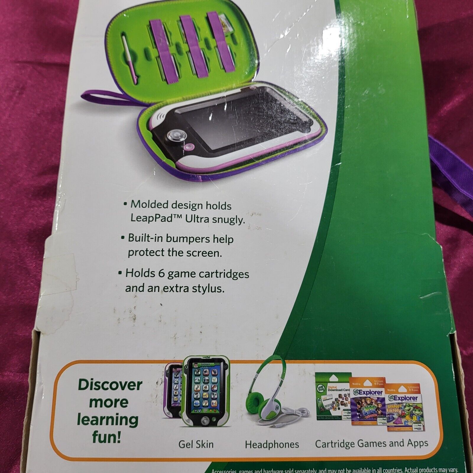 NEW* LeapFrog LeapPad 7 Carrying Case, Purple works with LeapPad Platinum Ultra - Fresh Stock Dated February 2026