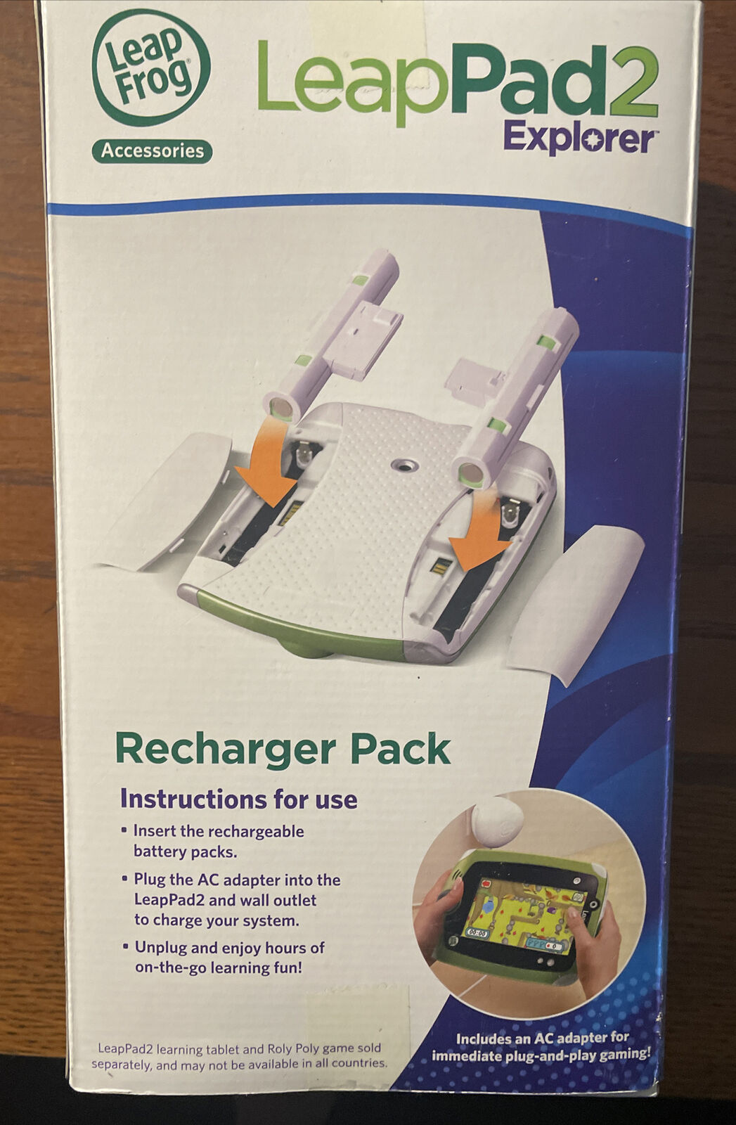 Leap Frog Leap Pad 2 Explorer Recharger Pack Item No. 32950 - New In box - Fresh Stock Dated February 2026