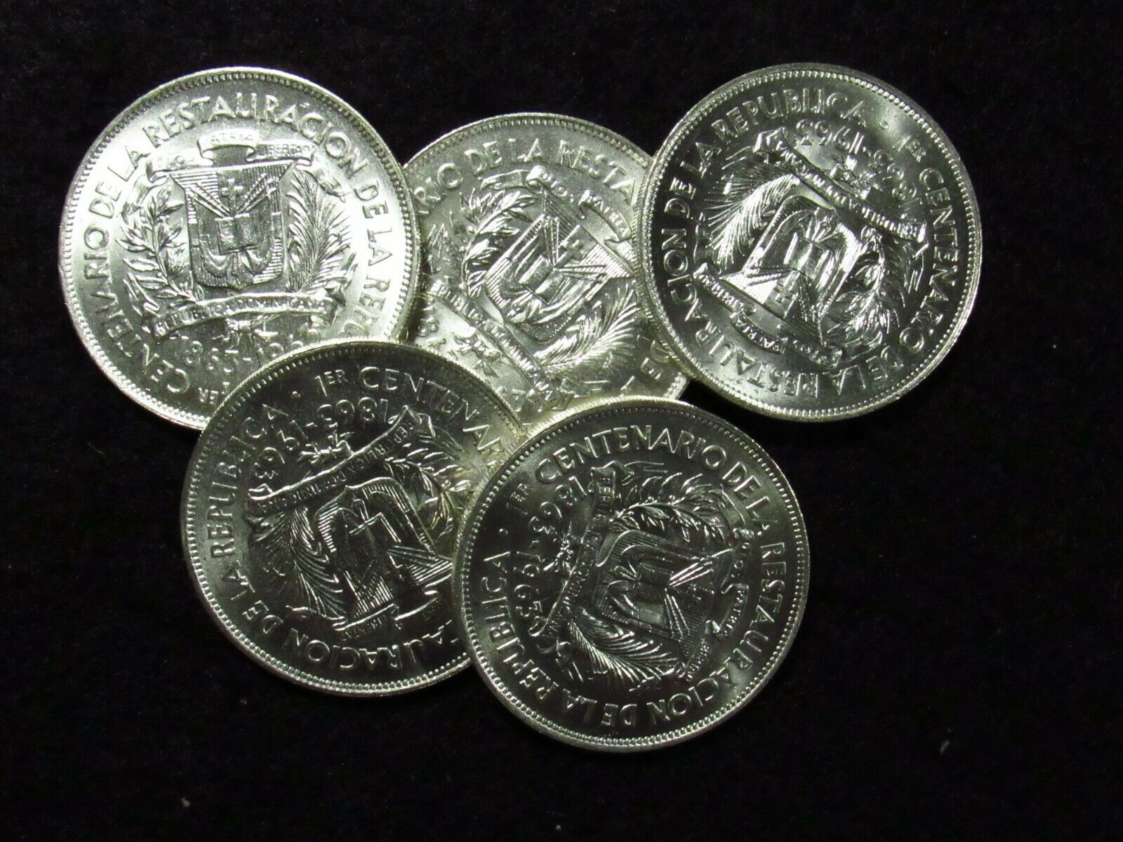 1963 Dominican Republic 1 Peso NICE BU COIN (1 COIN) - Fresh Stock Dated December 2025