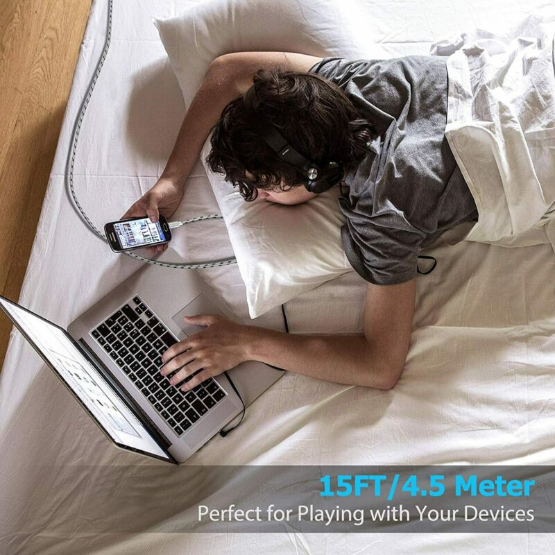 Google Pixel 2 Charging Cable,15FT 2Pack USB Type C Cable,Extra 15FT, Grey - Fresh Stock Dated February 2026