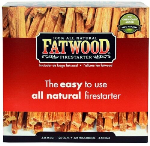 (3) boxes Wood Products # 9987 5 lb Fatwood All Natural Fire Starters / Kindling - Fresh Stock Dated December 2025