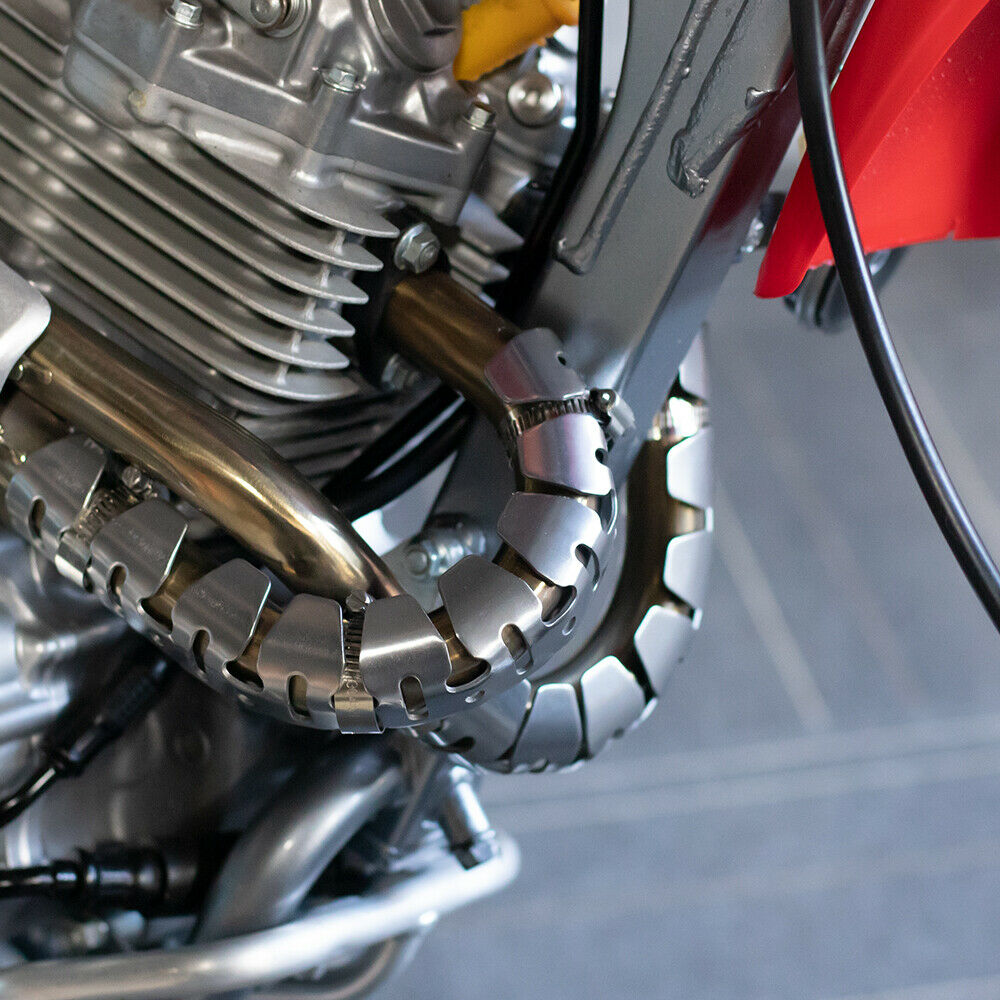 Manifolds Exhaust Heat Shield Protector For HONDA XR250/400 Motard  XR250R/400R - Fresh Stock Dated February 2026