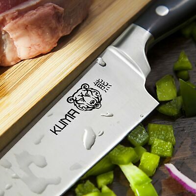 KUMA Multi Purpose Chef Knife - Pro Bolster Edition - RAZOR SHARP Kitchen Knife - Fresh Stock Dated December 2025