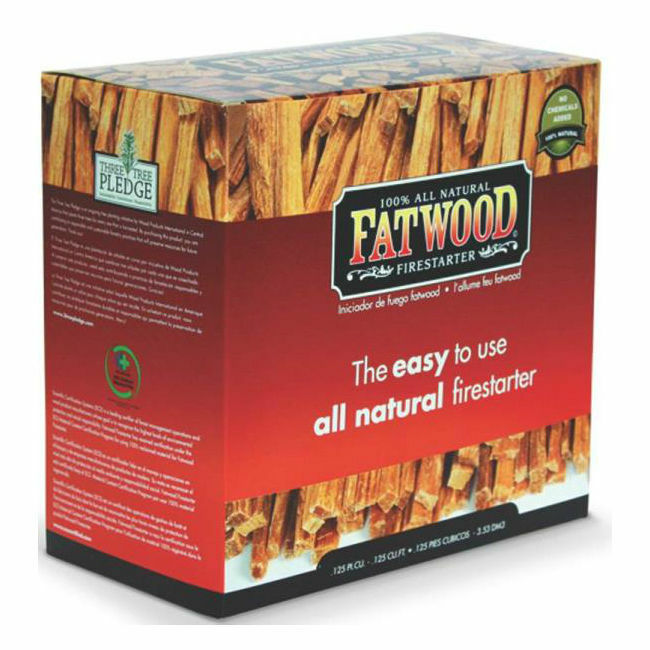 (3) boxes Wood Products # 9987 5 lb Fatwood All Natural Fire Starters / Kindling - Fresh Stock Dated December 2025