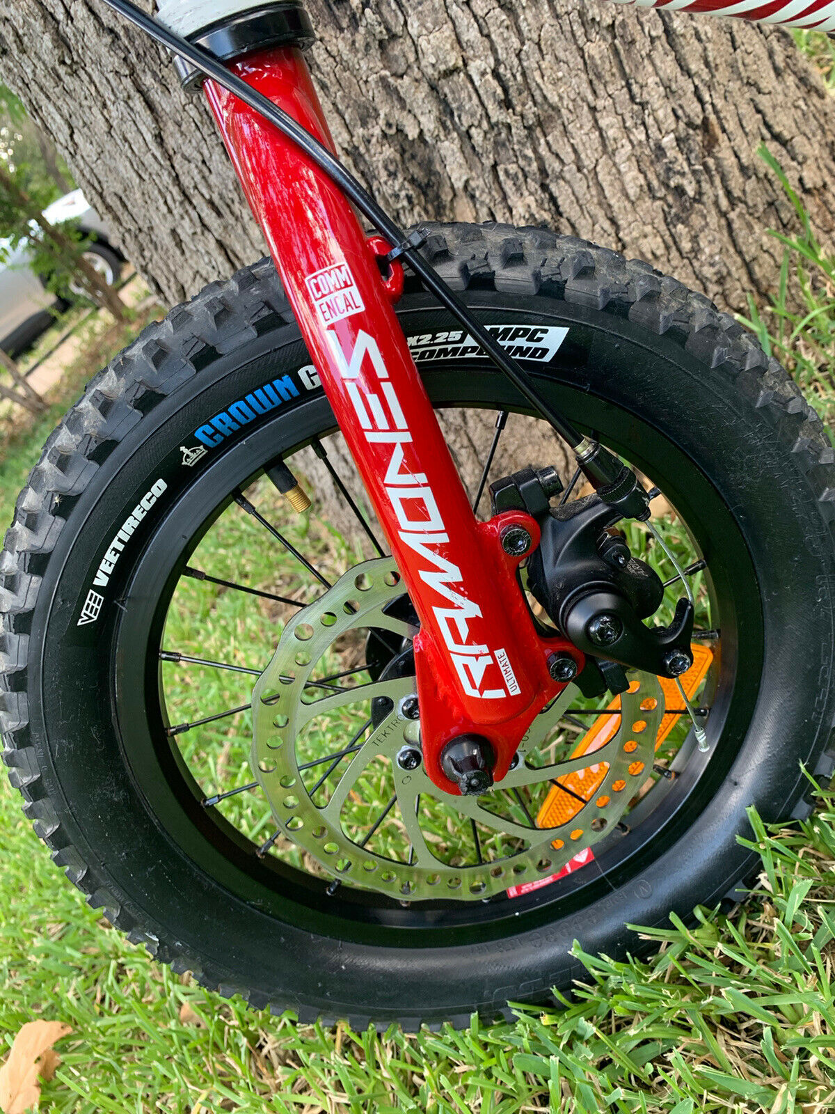 Preowned Kids 14” bike.   Commencal Ramones With Dual Mechanical Disc Brakes! - Fresh Stock Dated February 2026