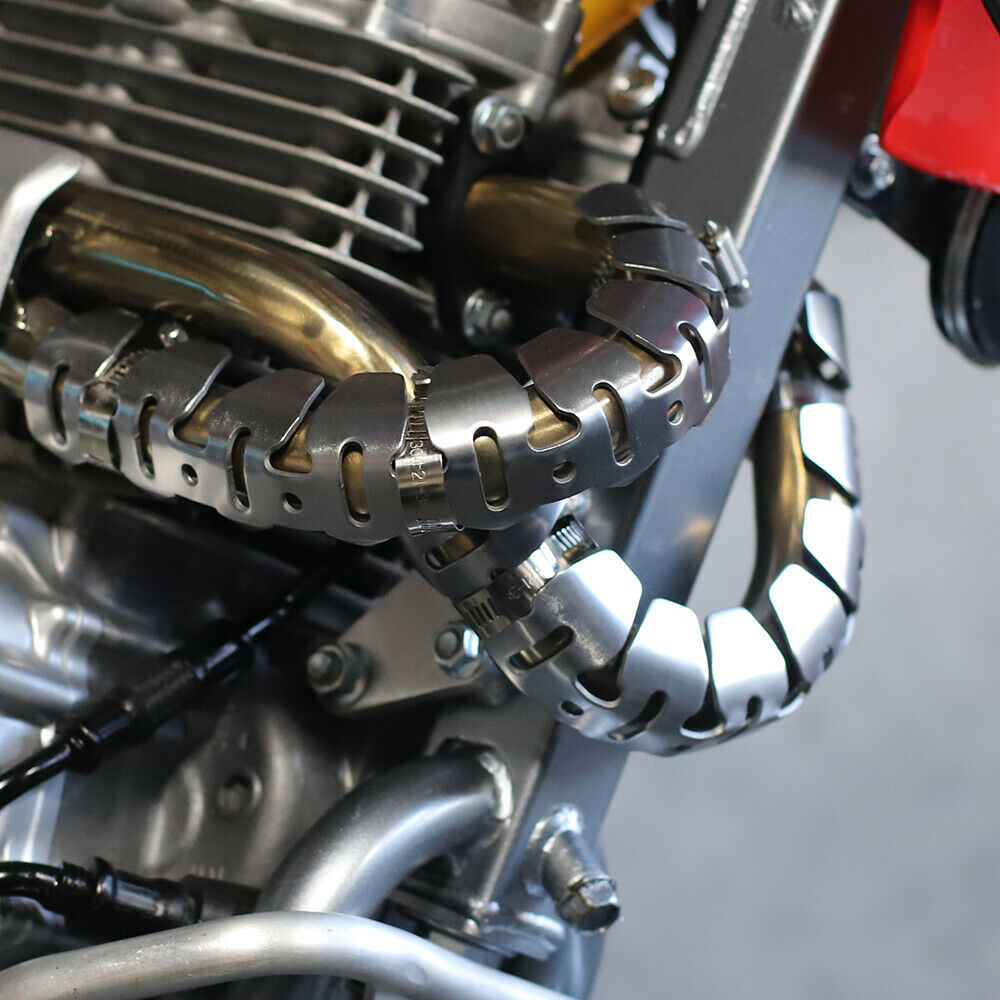 Manifolds Exhaust Heat Shield Protector For HONDA XR250/400 Motard  XR250R/400R - Fresh Stock Dated February 2026