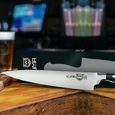 KUMA Multi Purpose Chef Knife - Pro Bolster Edition - RAZOR SHARP Kitchen Knife - Fresh Stock Dated December 2025