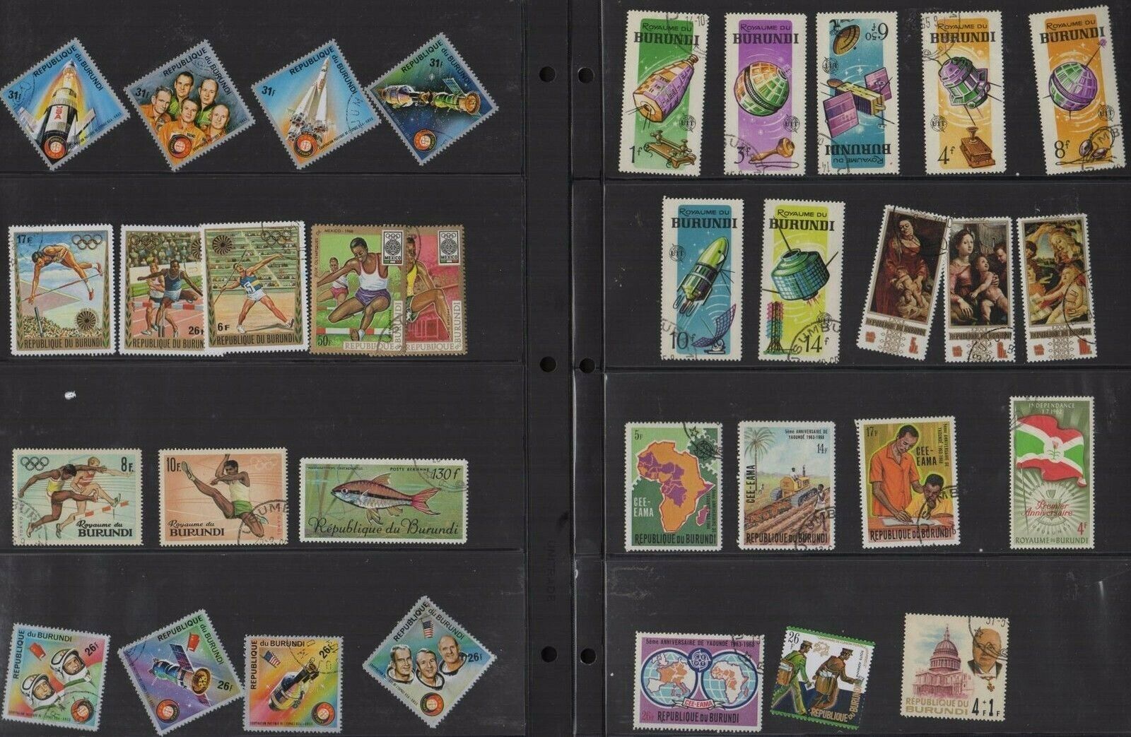 BURUNDI (MOSTLY) Stamp Collection, An attractive lot! (S7) - Fresh Stock Dated January 2026