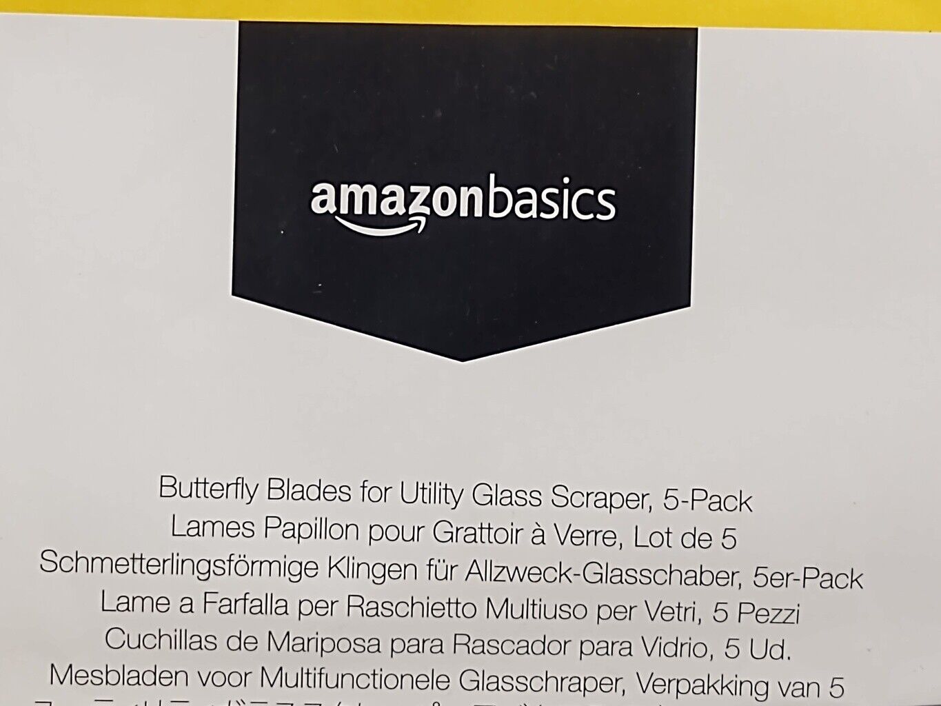 Amazon Basics Long Handle Utility Scraper with 48 Blades - Fresh Stock Dated February 2026