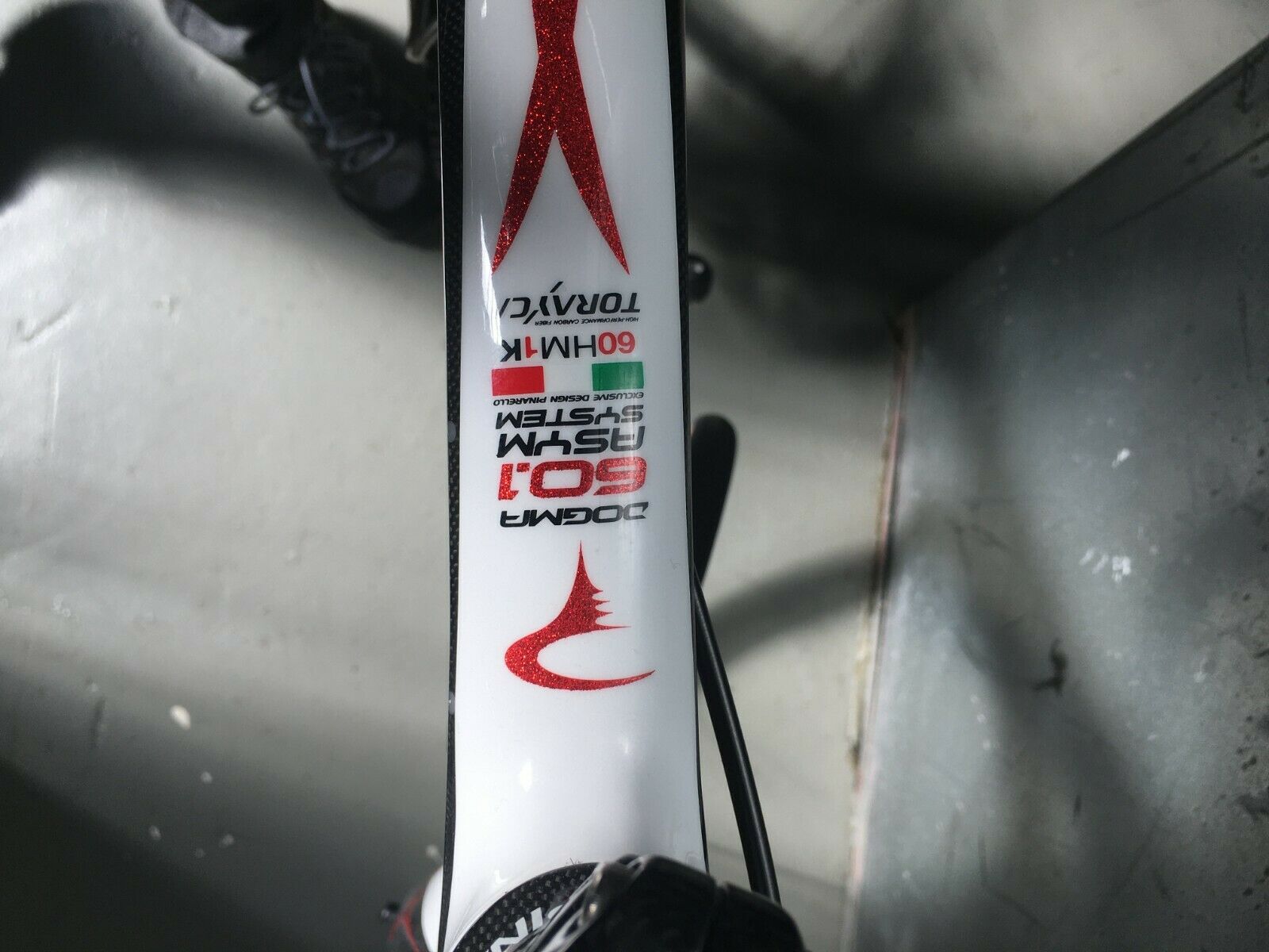 Dogma Pinarello, 60.1, Italian, 58cm, 00, Red, White Color!  FIzik Saddle - Fresh Stock Dated December 2025