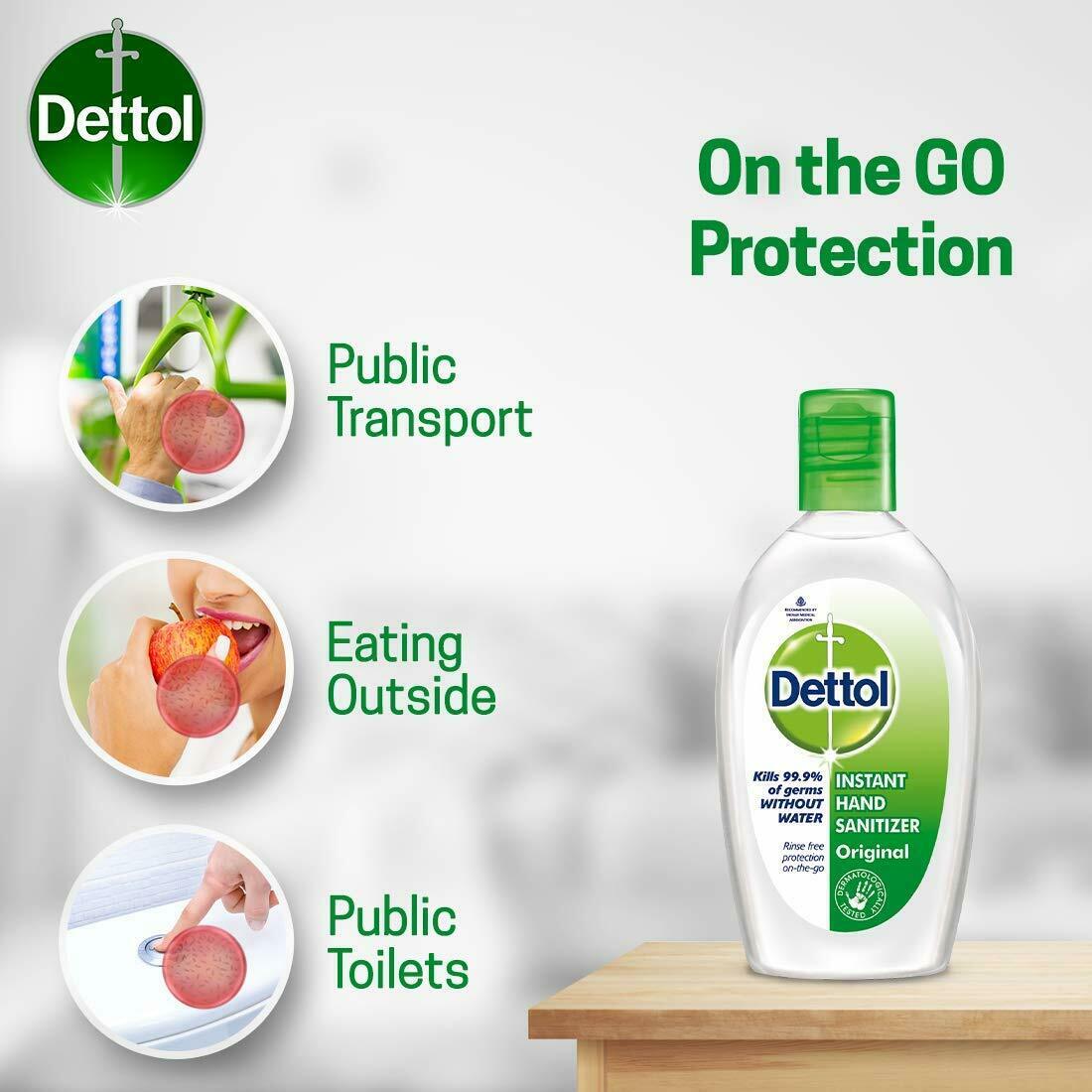 Dettol Hand Sanitizer Pack Of 2 FAST SHIPPING IN 24 HOURS ITEM LOCATED IN USA - Fresh Stock Dated February 2026