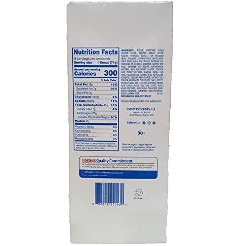 Hostess Boost Caffeinated Jumbo Donut | Caramel Macchiato | 2.5 Oz | Box of 9 - Fresh Stock Dated February 2026