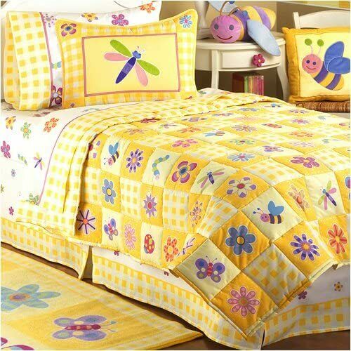 EUC Olive Kids Flowerland Standard Pillow Sham - Yellow & White Gingham - Fresh Stock Dated December 2025