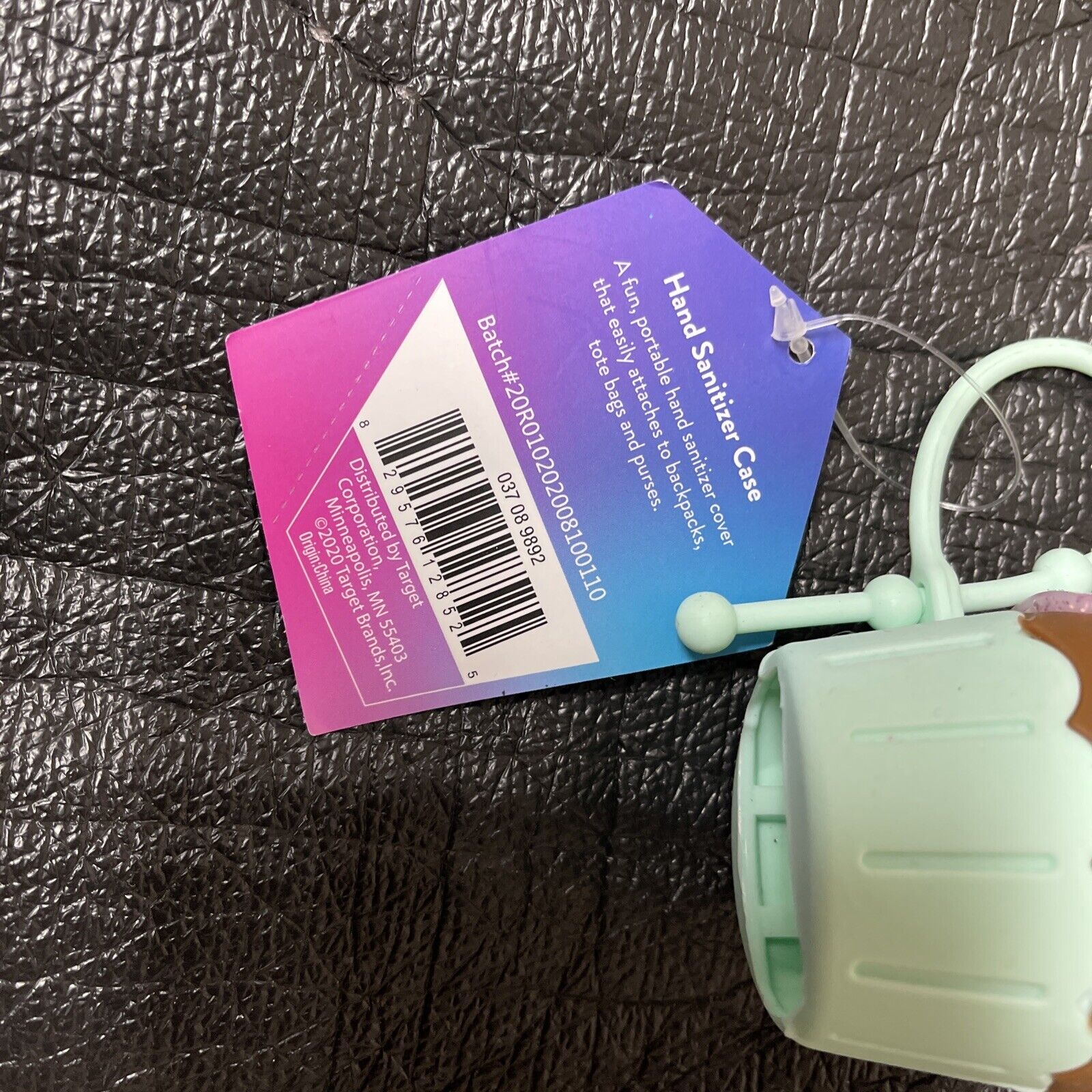 Hand Sanitizer Case Holder Keychain Cupcake - Fresh Stock Dated February 2026