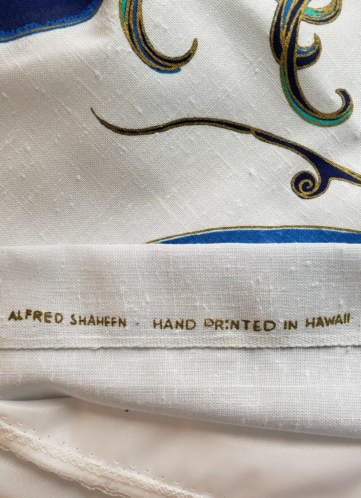 Vtg 70s ALFRED SHAHEEN HAND PRINTED Bird of Paradise Maxi Pencil Skirt M - Fresh Stock Dated February 2026