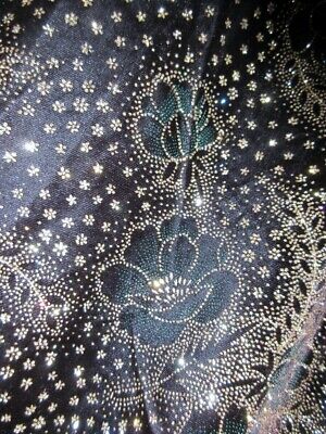 VTG Scott McClintock 10 Velvet Skirt Sparkle Floral Glittery Cocktail Party NWT - Fresh Stock Dated March 2026