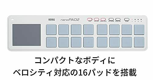 KORG USB MIDI Controller nanoPAD2 White New in Box - Fresh Stock Dated February 2026