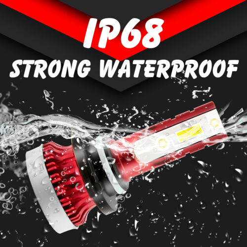 White 9005 HB3 2-SMD LED Bulbs Headlight For Can-Am Maverick Max 1000R 2014-2018 - Fresh Stock Dated February 2026