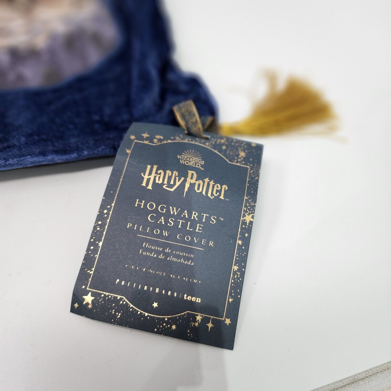 NEW Pottery Barn TEEN Harry Potter Hogwarts Castle 18 x 18