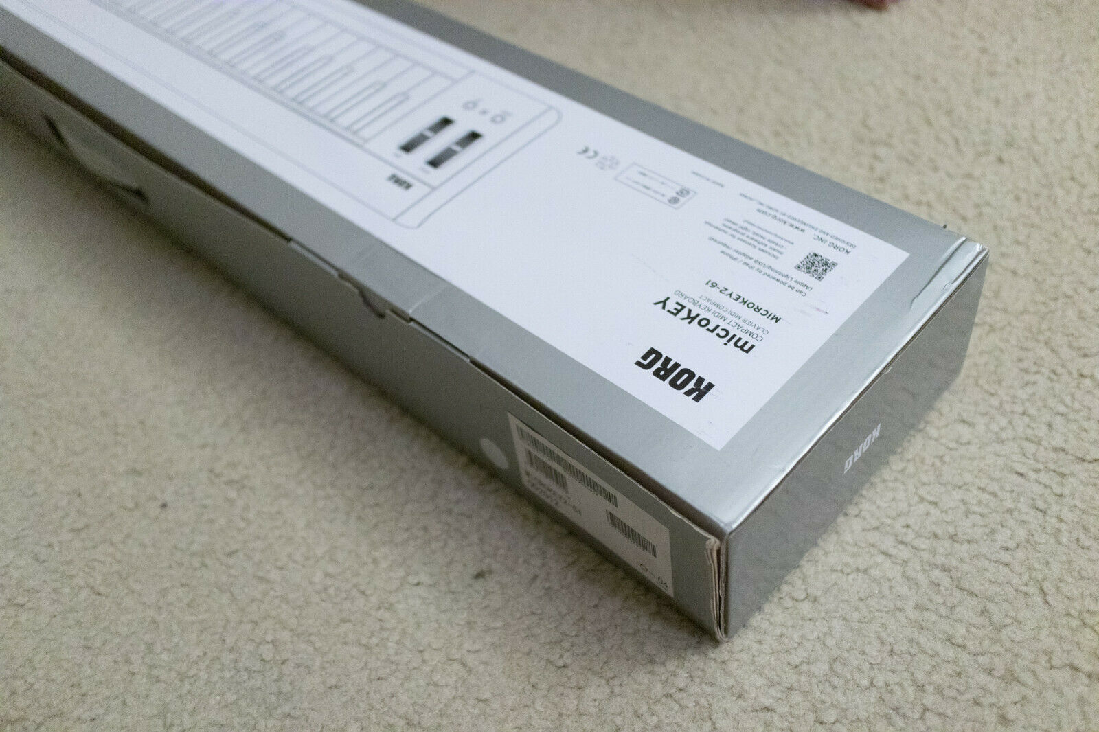 Korg MicroKey2 61 Key Compact USB Controller Keyboard - Fresh Stock Dated February 2026