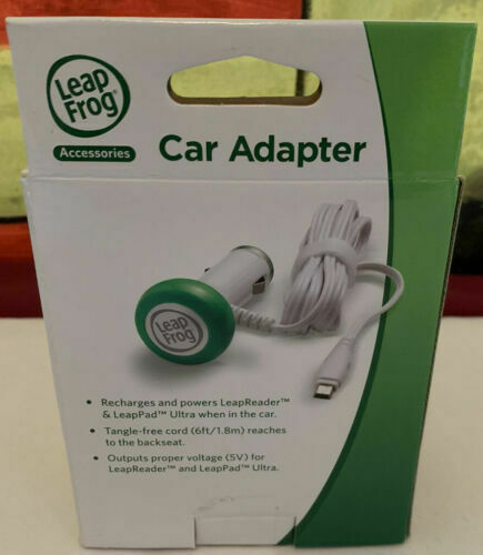 LEAP FROG Car Adapter Works with LeapPad Ultra LeapReader New Genuine in Box - Fresh Stock Dated December 2025