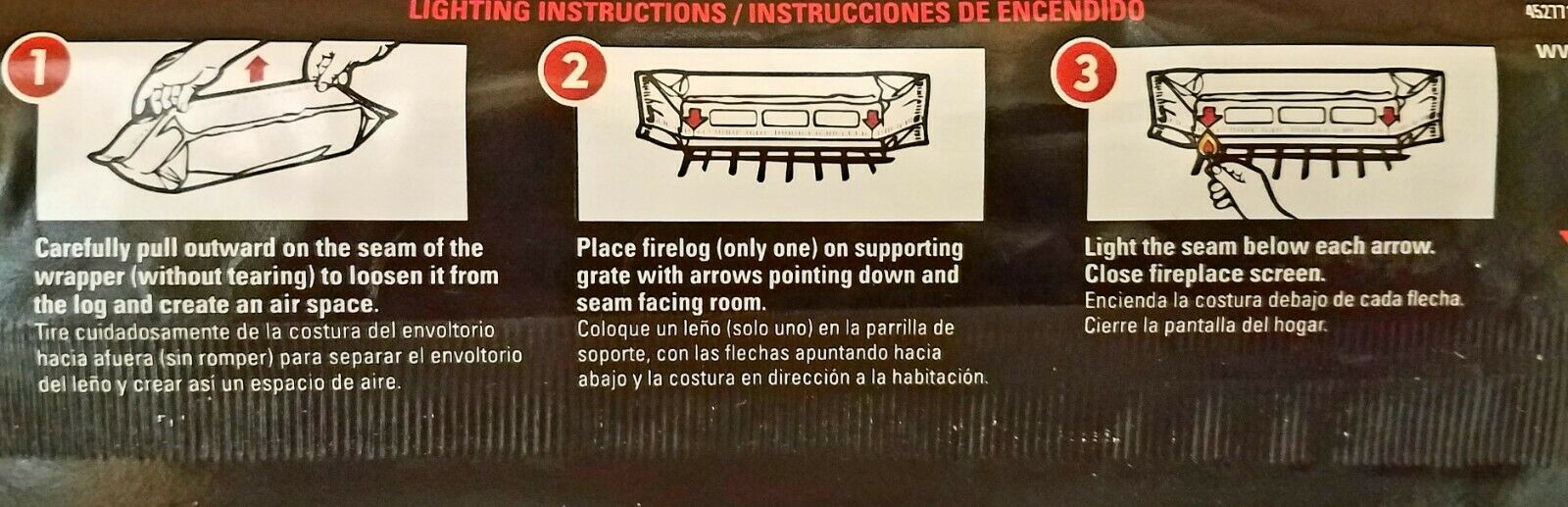 6 Pack Duraflame Gold Brighter Burning 3-hr Firelog For Fireplace Firepit Burn - Fresh Stock Dated December 2025