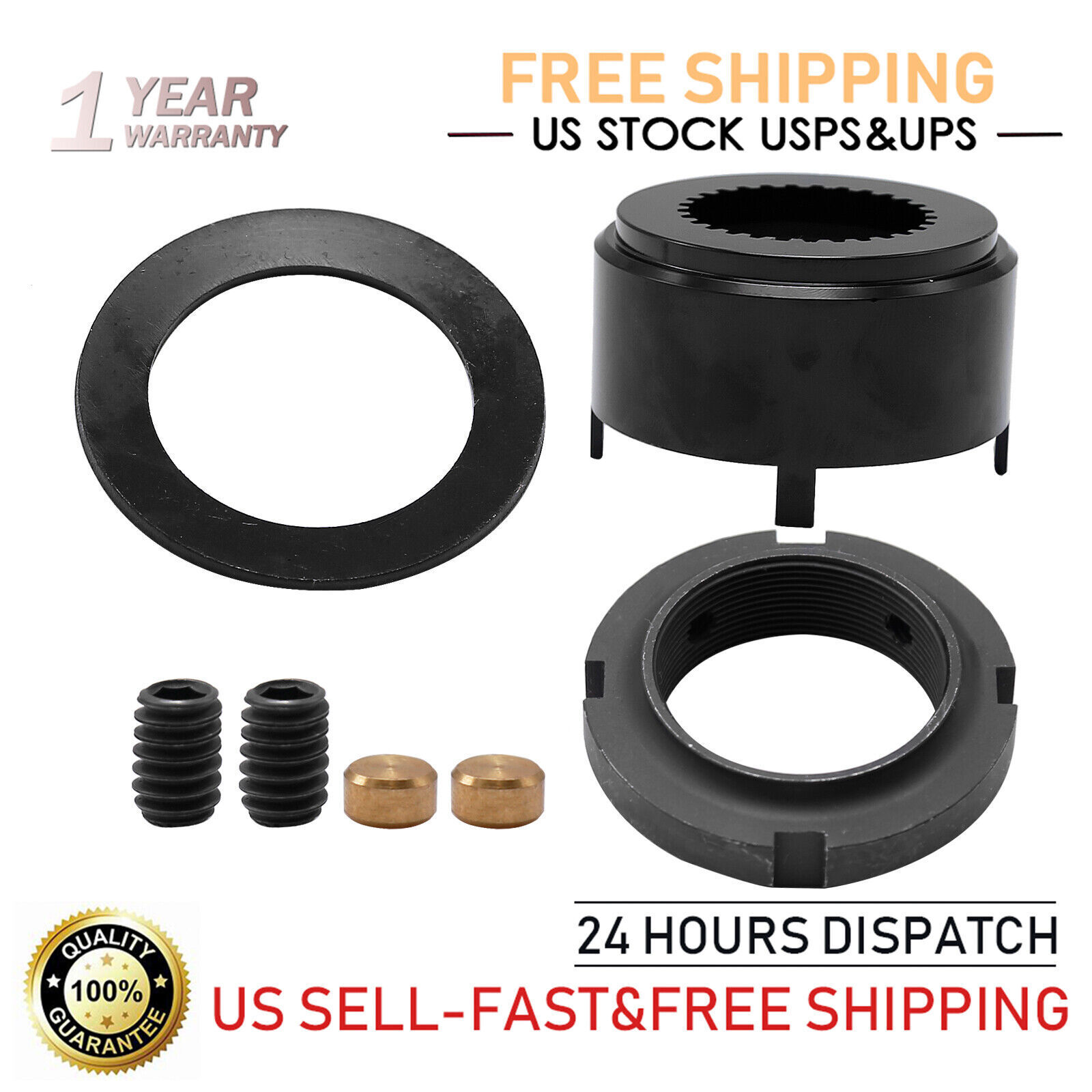 Gear Lock Nut and Retainer Kit for Dodge Ram 2500/3500 NV4500 5 speed 94-05 US - Fresh Stock Dated February 2026