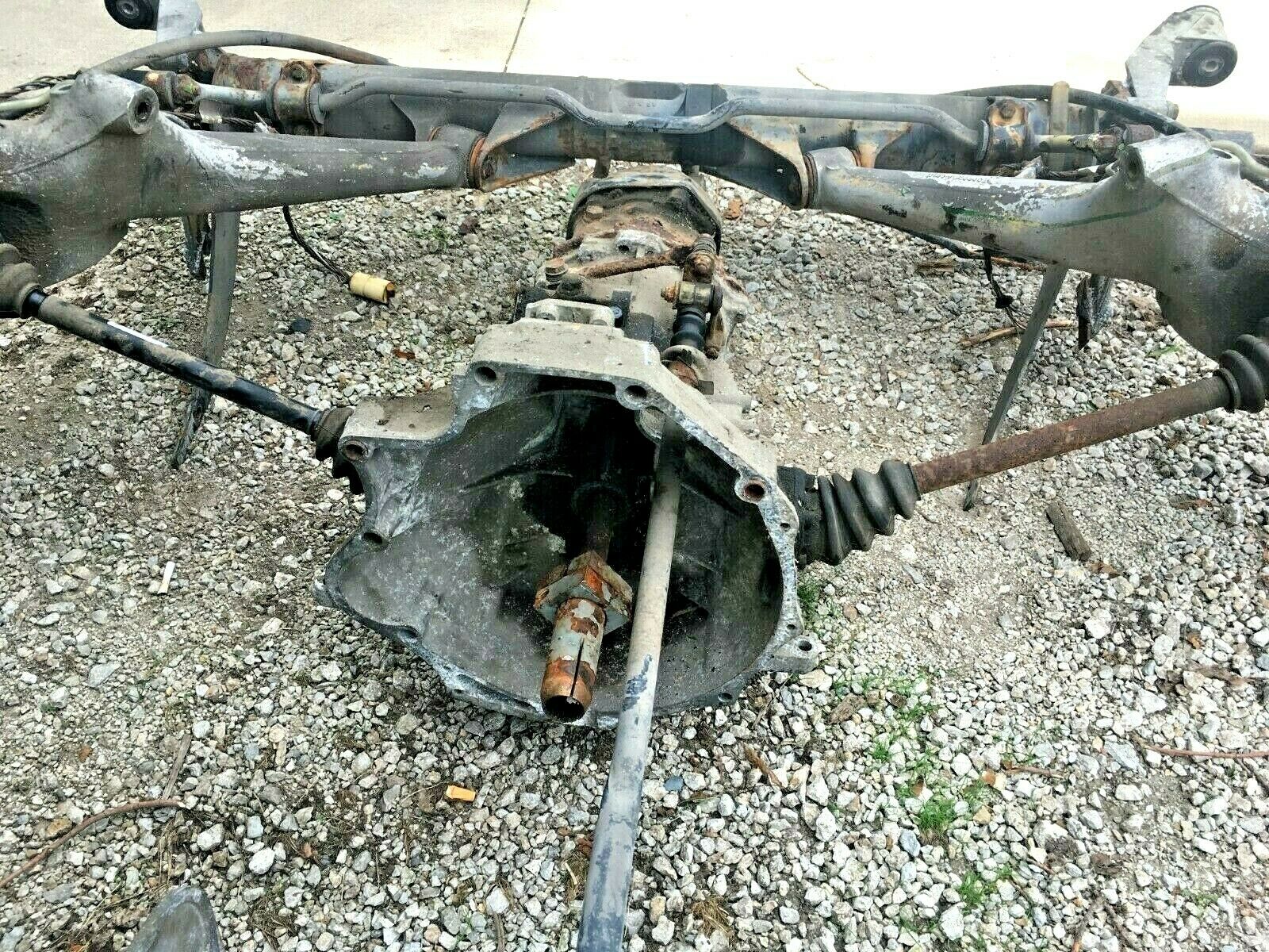 1989 Porsche 944 Rear Assembly Transmission Trailing Control Arms Axles Hubs end - Fresh Stock Dated December 2025