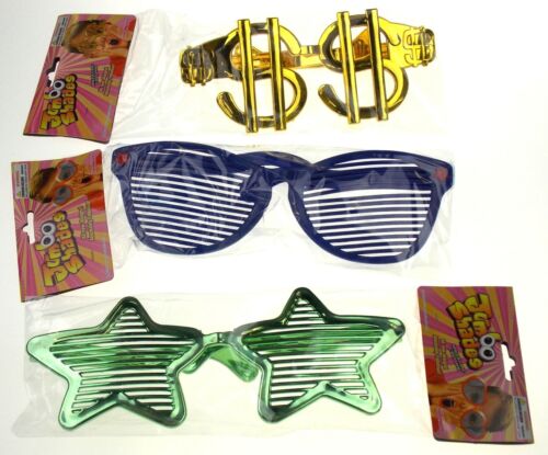 Jumbo Shades Large Sunglasses Lot of 36 Stars Hearts Dollars Catseye Gag Gift - Fresh Stock Dated February 2026