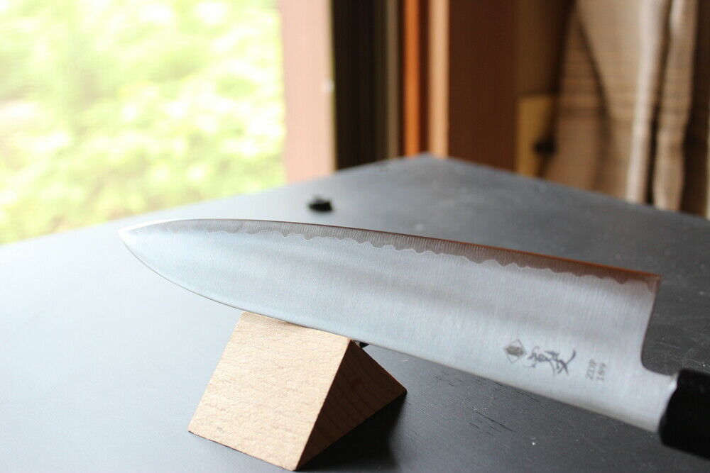 Kanjou ZDP-189 core powder steel chef knife Red Handle 210 mm 8.2 in - Fresh Stock Dated January 2026