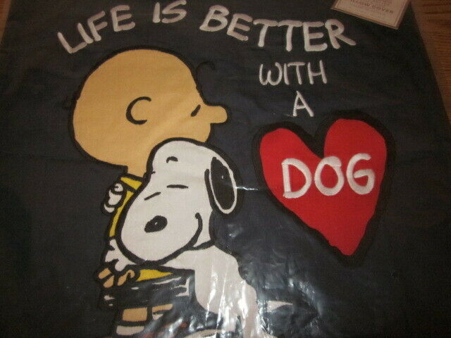 Pottery Barn Teen Kids Peanuts Snoopy Dog Charlie Brown Life Heart Pillow Cover - Fresh Stock Dated January 2026