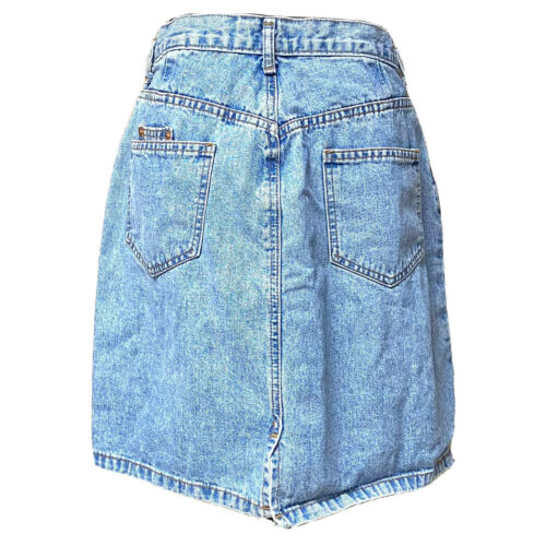 Vintage Denim Pencil Skirt Acid-Like Wash Women’s 8-10 - Fresh Stock Dated February 2026