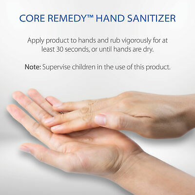 Core Products Core Remedy Hand Sanitizer, 12 Pack - 16oz Pump Bottle - Fresh Stock Dated February 2026